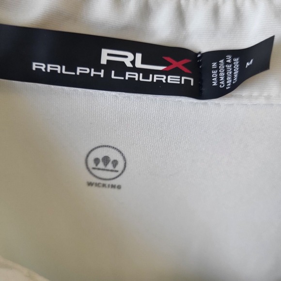 RLX Ralph Lauren Polo 121 U.S. Open Torrey Pines, White Polo Mens Size M - Picture 5 of 8